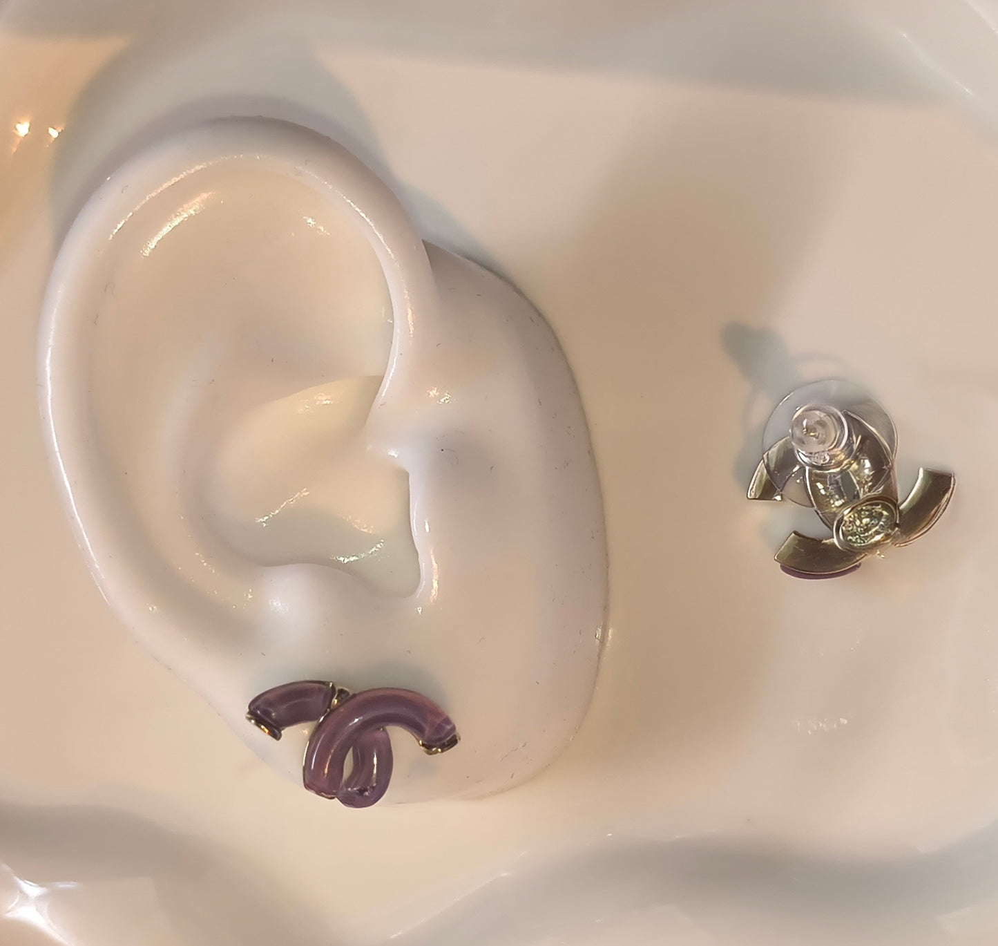 Coco clear earrings