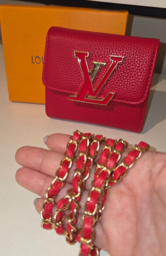 Cherry Crossbody Wallet