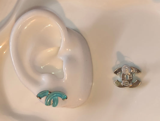 Coco clear earrings