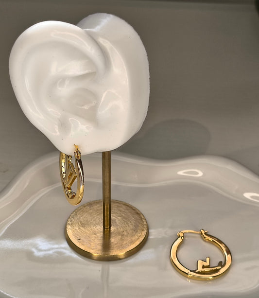 Luvi hoop earrings